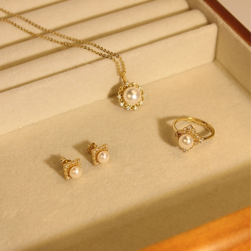 Pendientes de perlas Lia