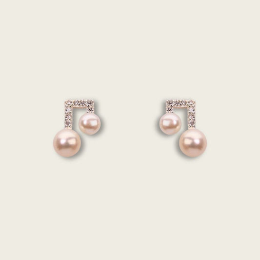 Pendientes Plata Perla de Nota