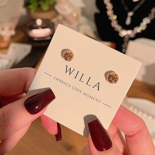Pendientes Luna Loop